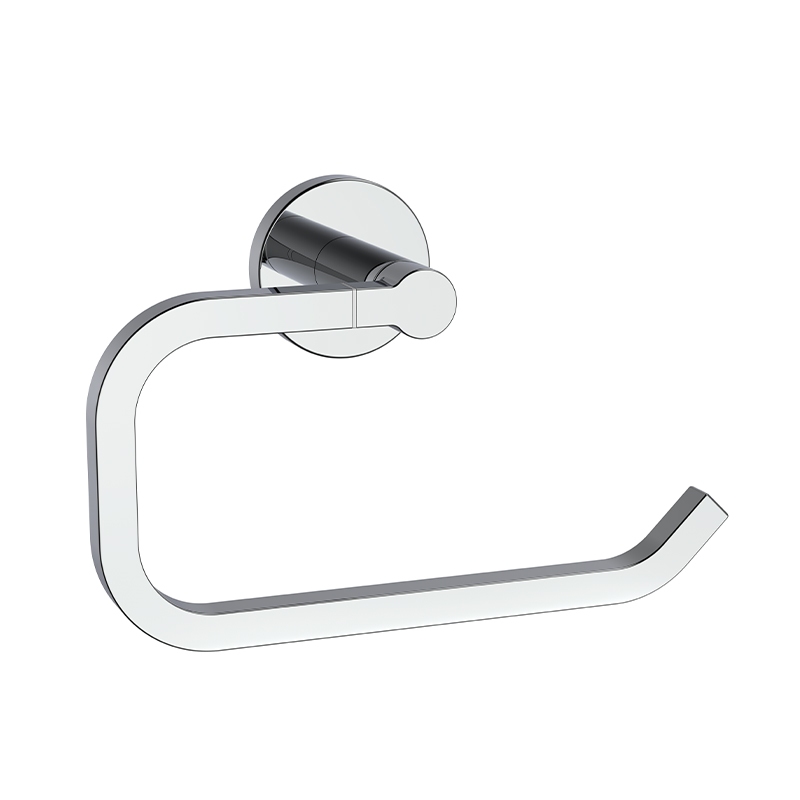 Koleksi 194023 Chrome Single Post Toilet Paper Holder, Wall Mounted Hanging
