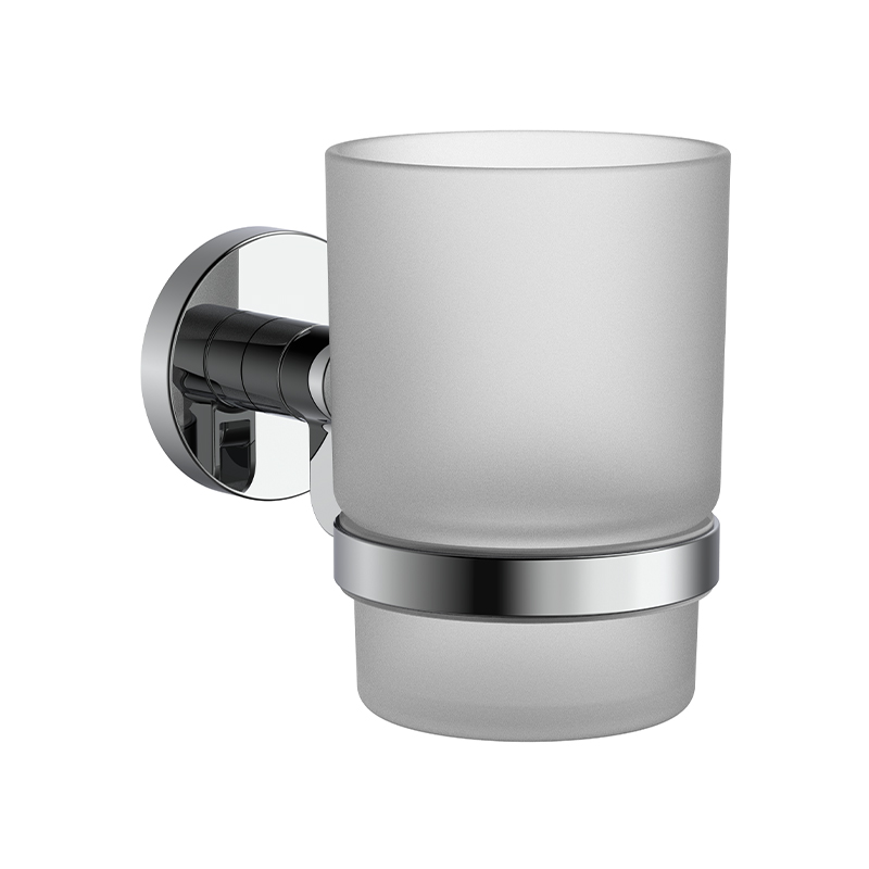 194051 Chrome Stand Glass Toothbrush Holder Holder Holder Accessories